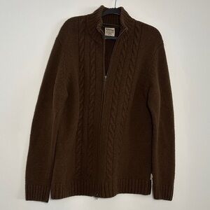 Timberland Stratham Issue Men’s Wool Zip-Up Sweater